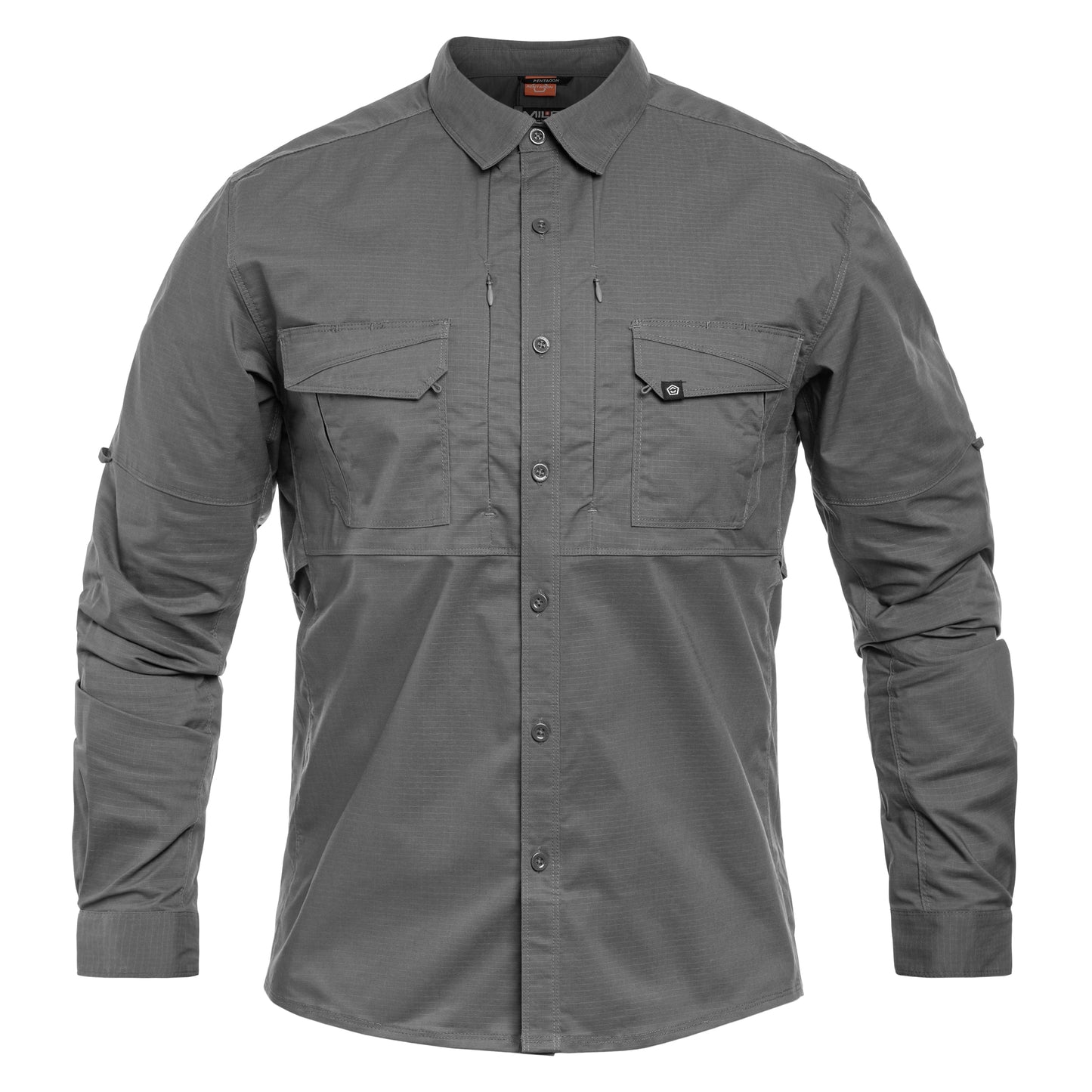Koszula taktyczna Pentagon Plato Long Sleeve - Wolf Grey