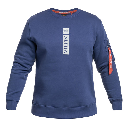 Bluza Alpha Industries Reflective Print Sweater - Night Purple