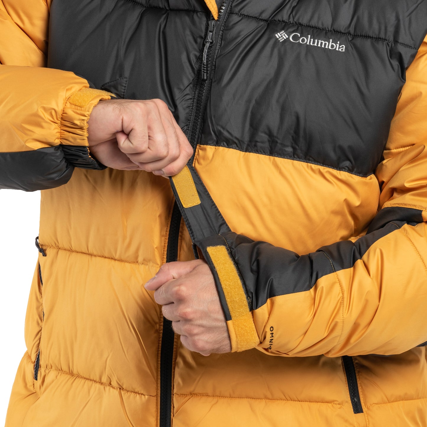 Kurtka Columbia Pike Lake II Hooded - Raw Honey/Shark
