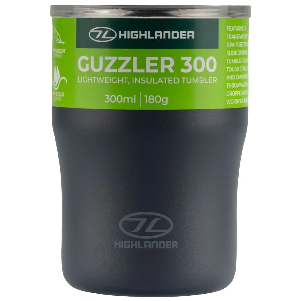 Kubek termiczny Highlander Guzzler 300 ml - Charcoal
