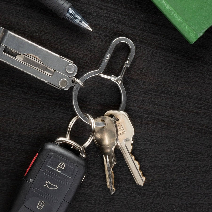 Karabińczyk Nite Ize Dualpass - Silver