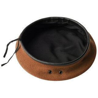 Beret BB-TEX Wojska Polskiego WOT Galowy - Brązowy