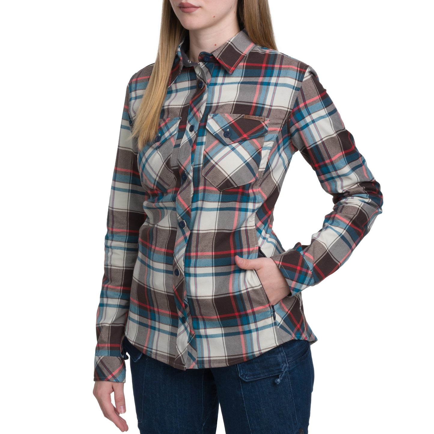 Koszula damska Helikon Marigold - Foggy Meadow Plaid