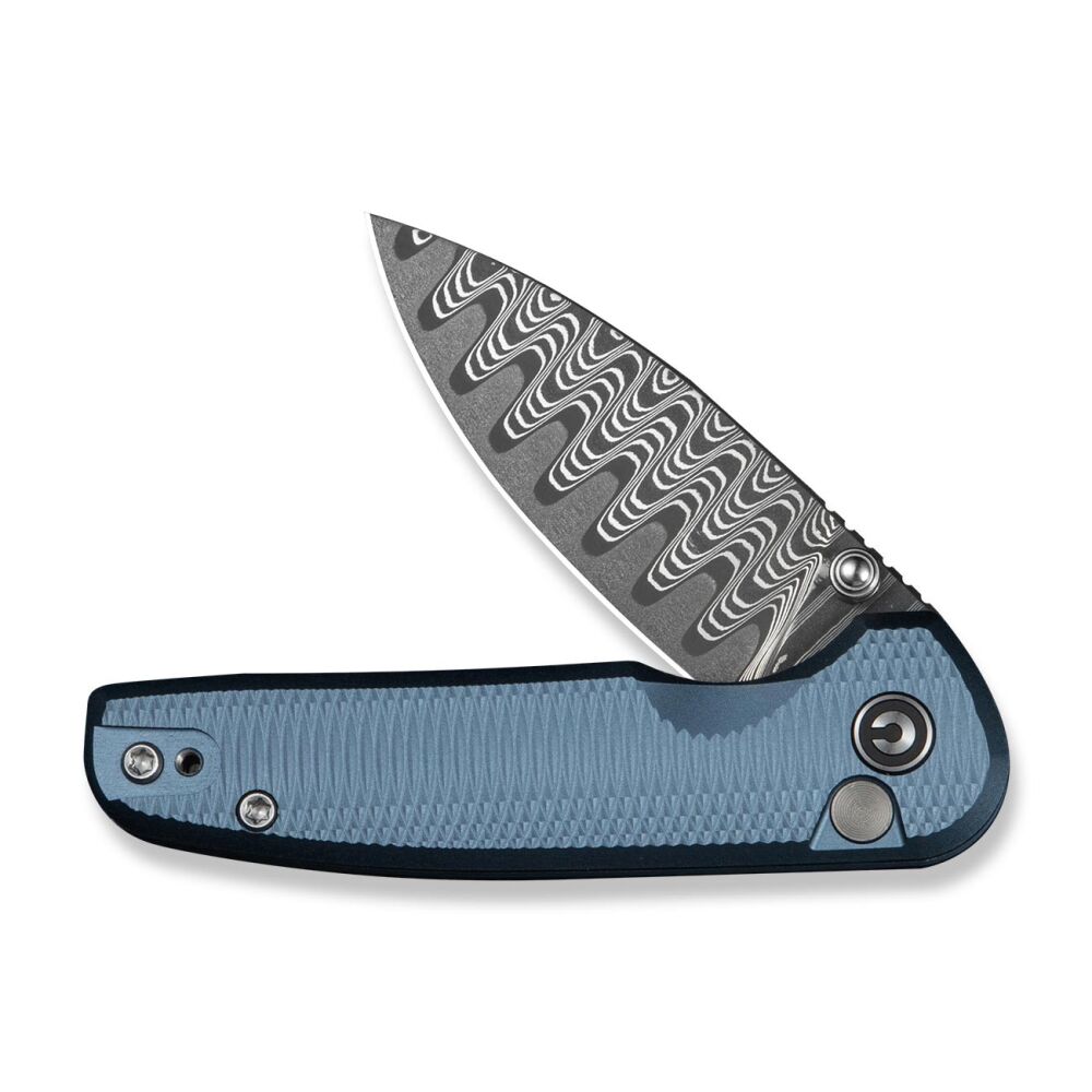 Nóż składany Civivi Mini Shakan Damascus Aluminium - Blue