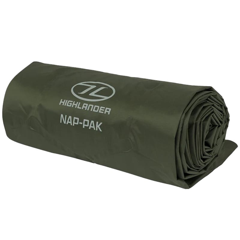 Materac jednoosobowy Highlander Outdoor Nap-Pak - Olive