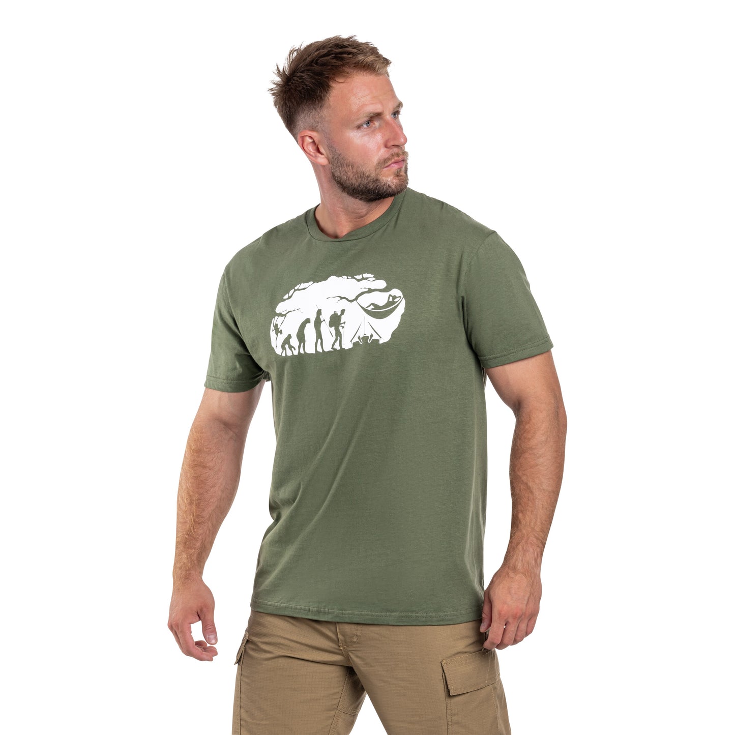 Koszulka T-Shirt TigerWood Bushcraft Evolution - Olive