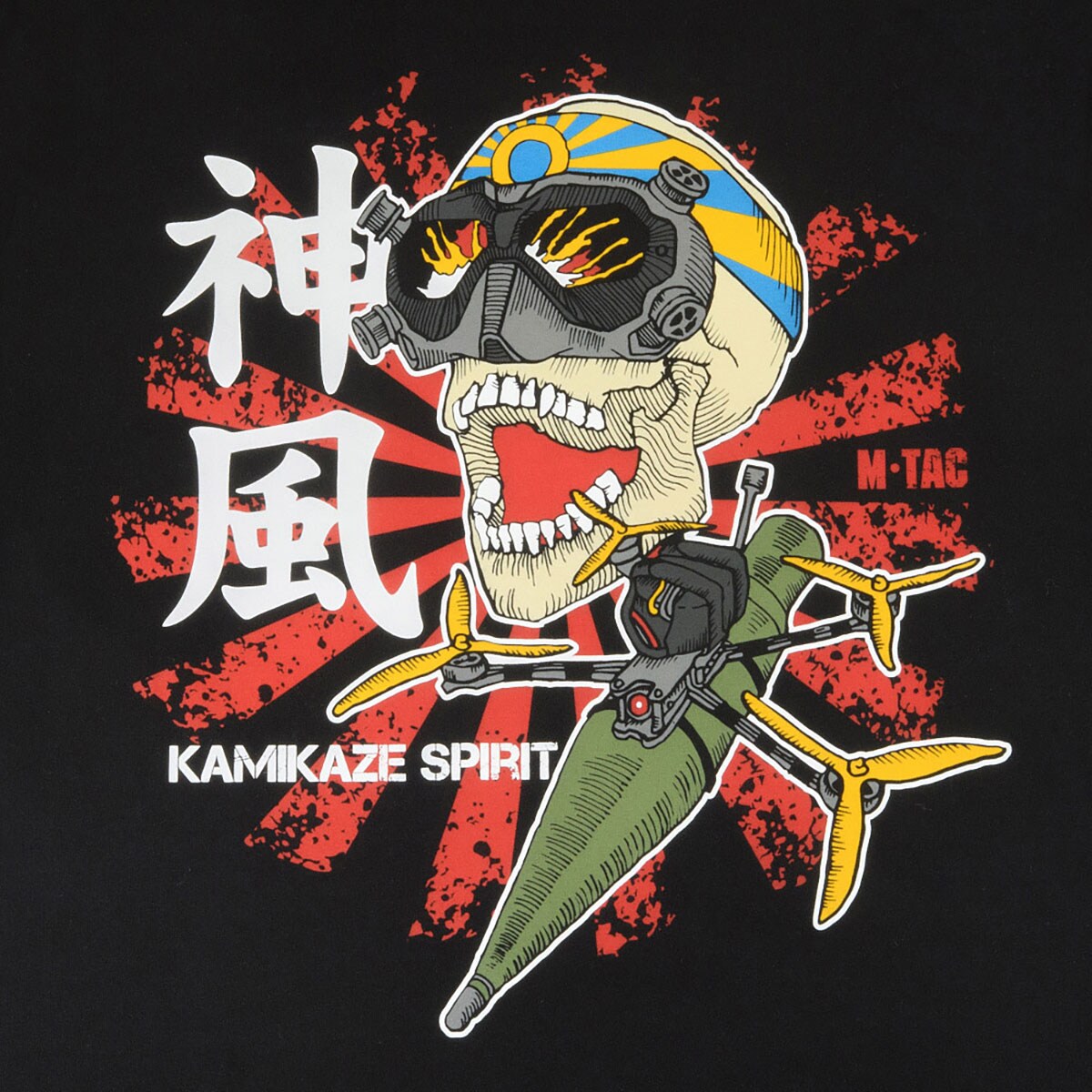 Koszulka T-shirt M-Tac Kamikaze Spirit - Black