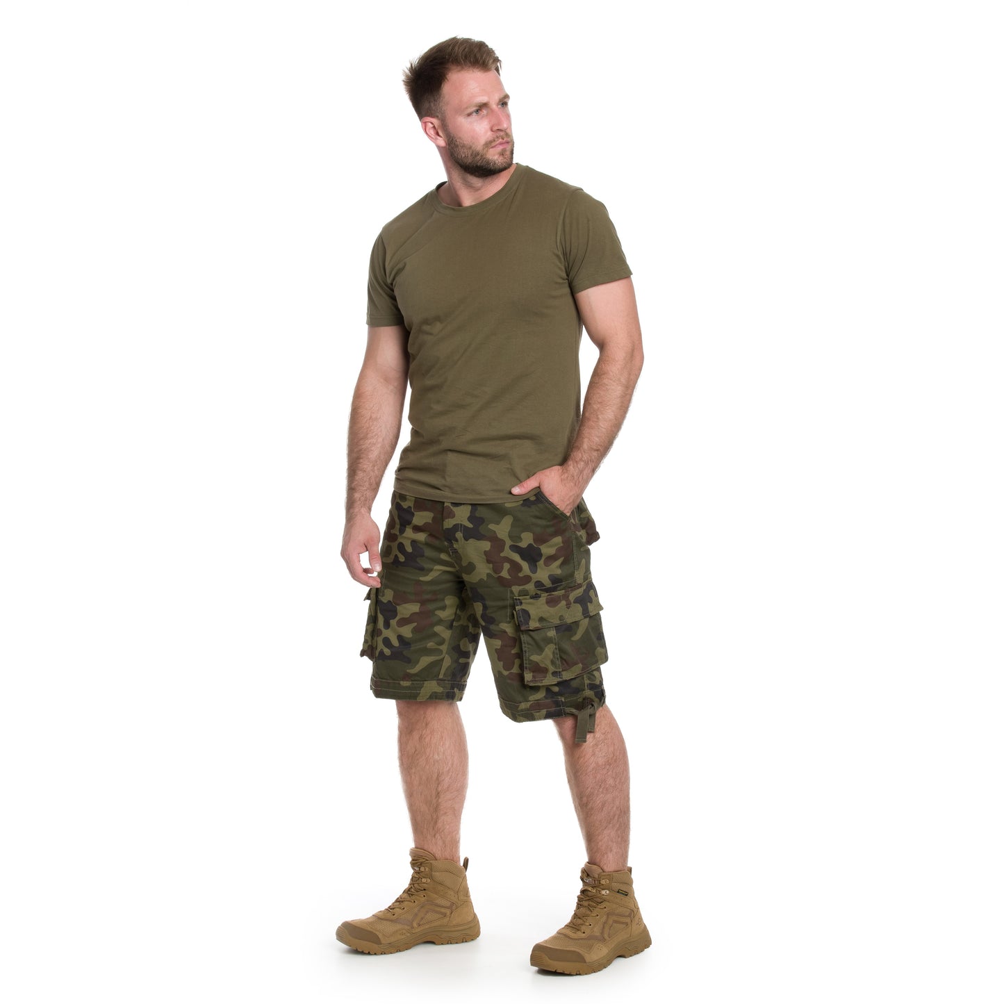 Szorty Brandit Urban Legend - wz.93 Pantera PL Woodland