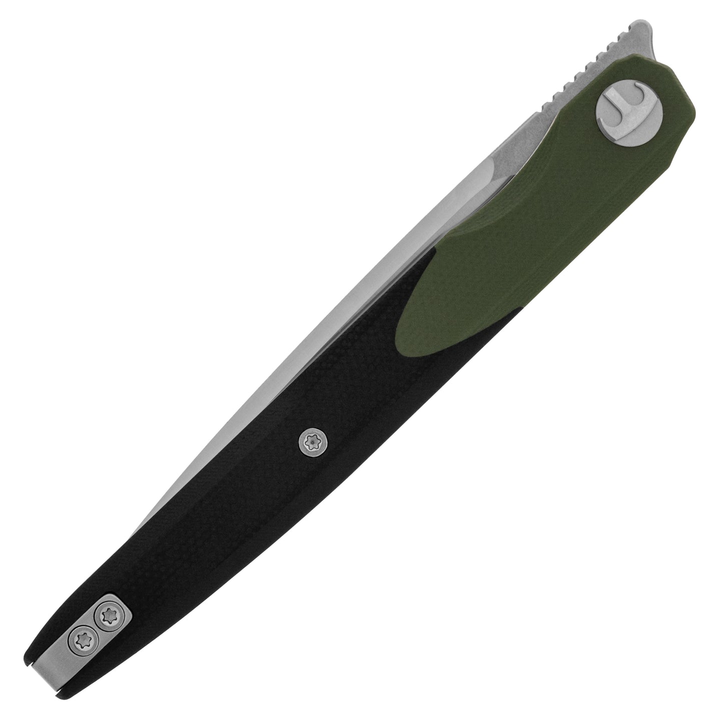 Nóż składany Bestechman Lanza G10 - Black/Olive