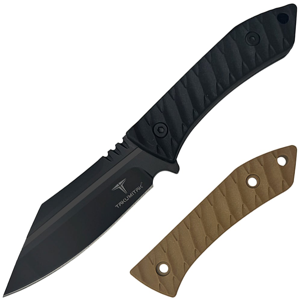 Nóż Takumitak Asym - Black/Coyote Brown