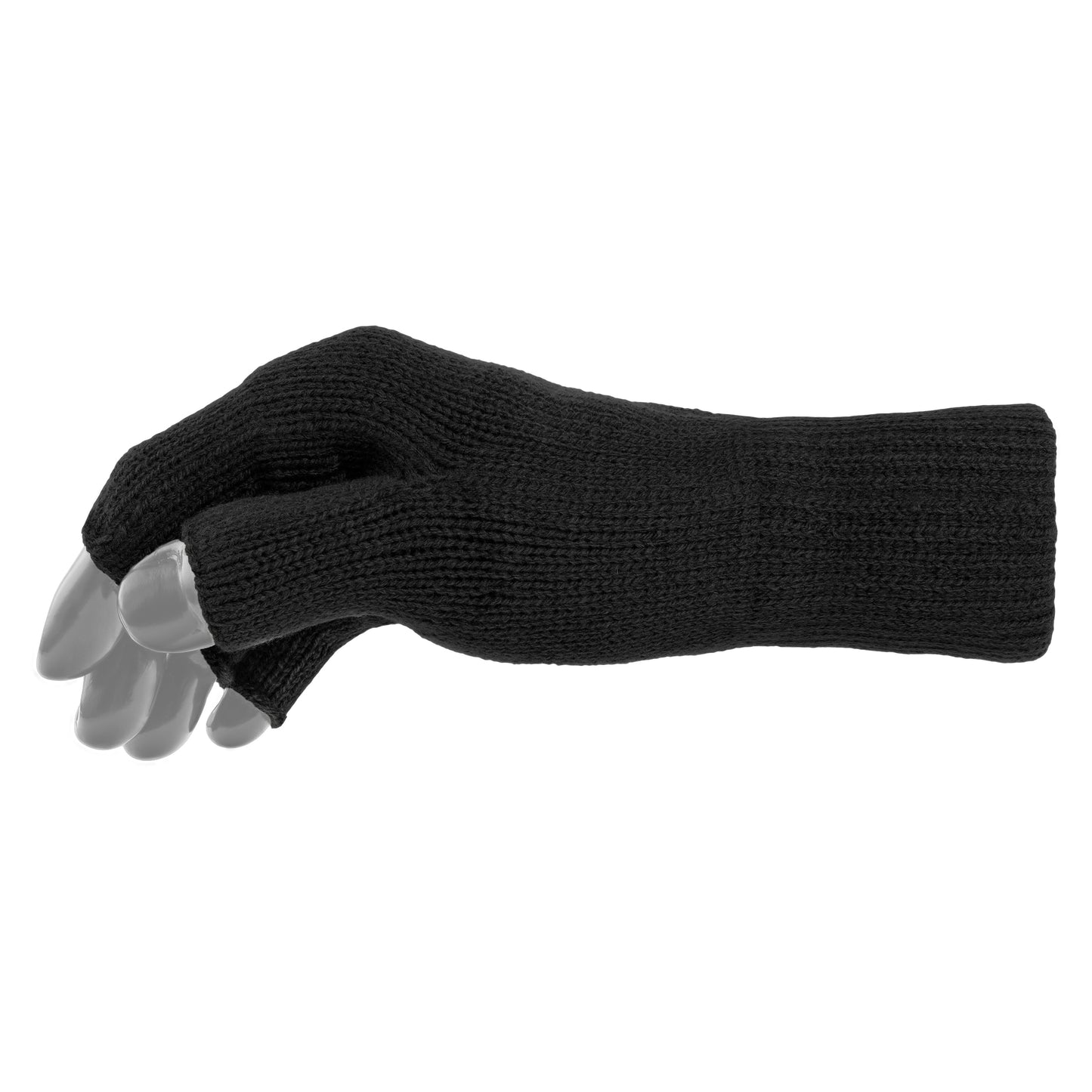 Rękawice Mil-Tec Thinsulate bez palców - Black