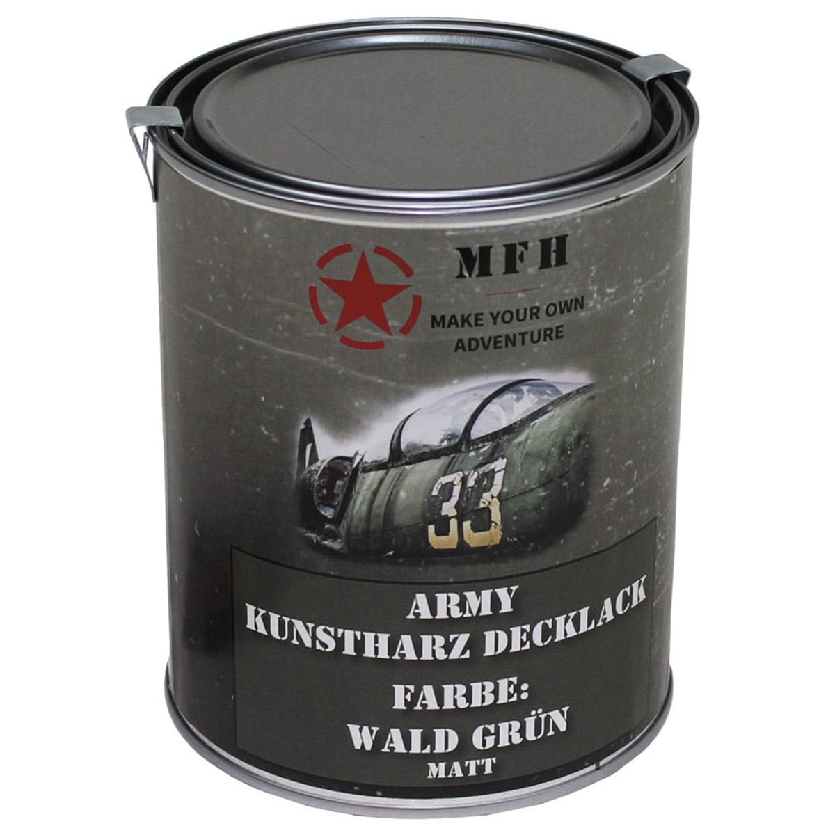 Farba Wojskowa w puszce MFH 1 l - Forest Green