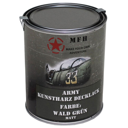 Farba Wojskowa w puszce MFH 1 l - Forest Green