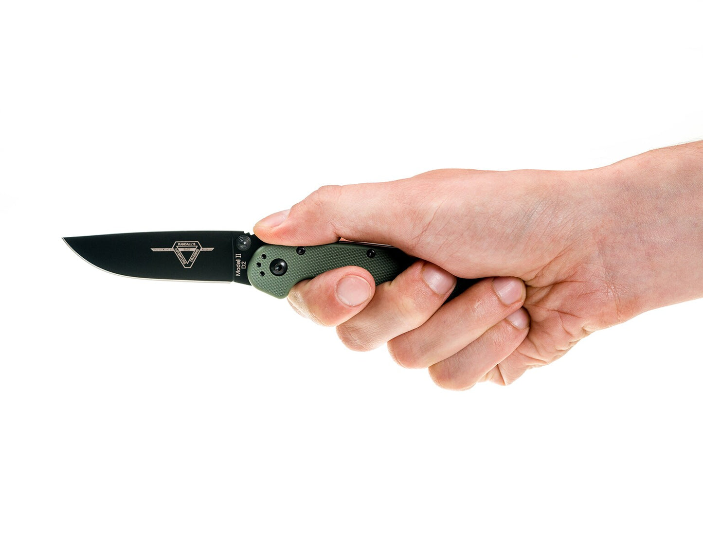 Nóż składany Ontario Rat 2 Folder D2 - OD Green