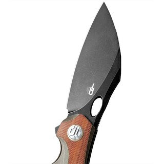 Nóż składany Bestech Knives Nogard - Bronze Titanium/Natural Micarta Canvas