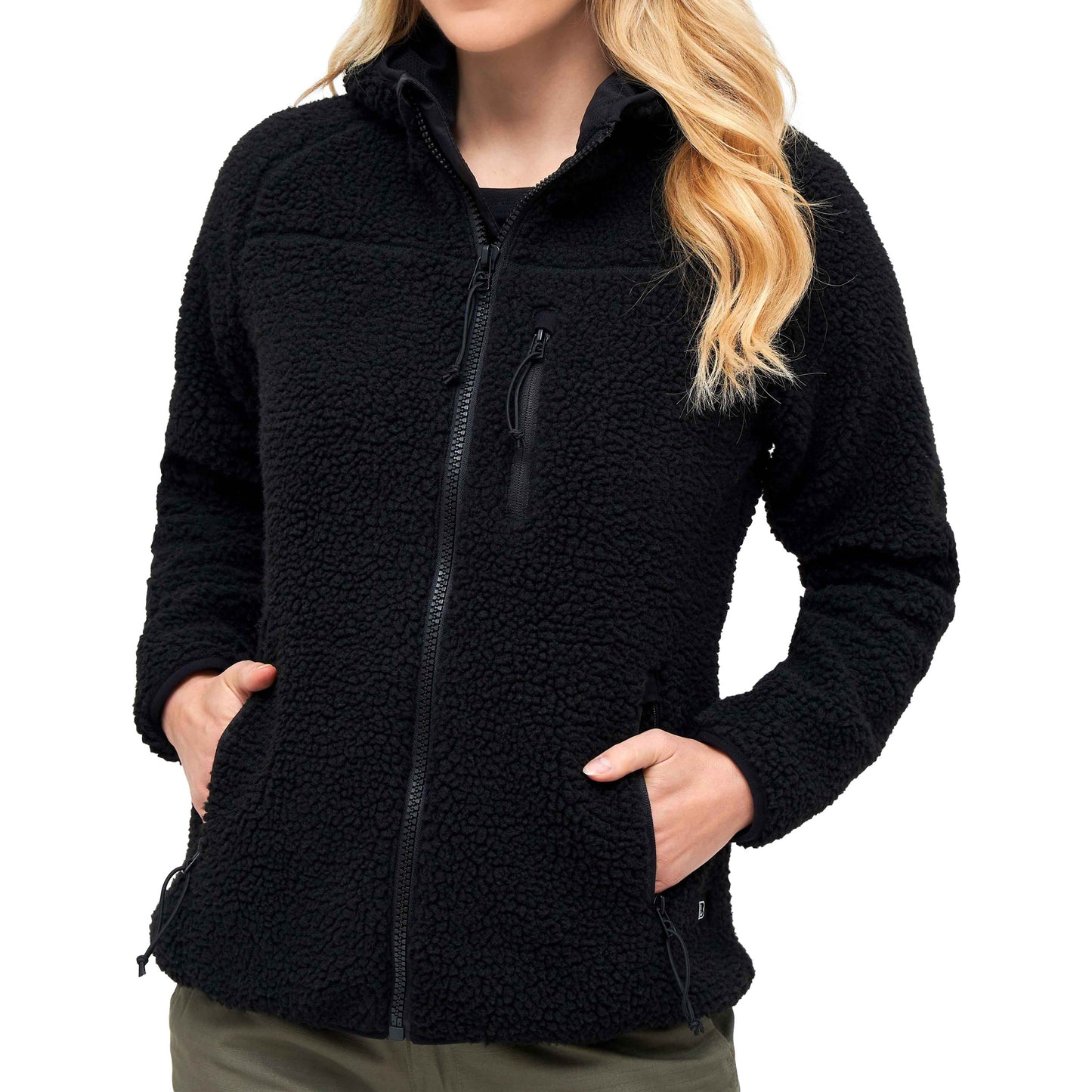 Kurtka damska Brandit Teddyfleece Jacket - Black