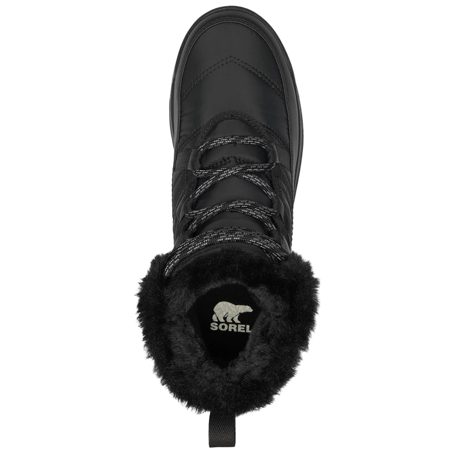Buty damskie Sorel Whitney II Plus Lace WP - Black/Quarry