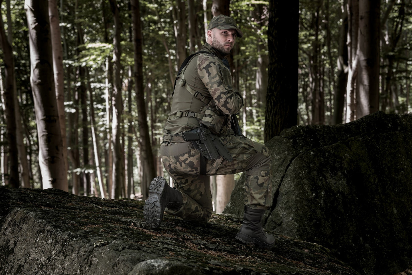 Bluza Helikon MCDU Combat Shirt NyCo Rip-Stop - wz.93 Pantera PL Woodland