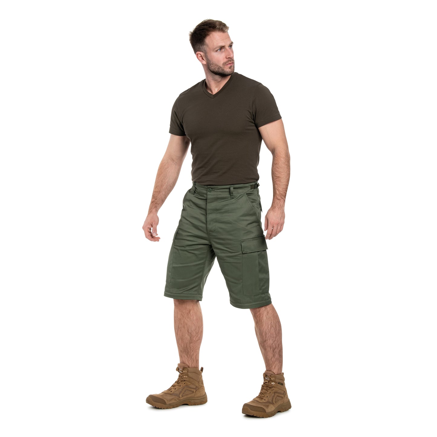 Spodnie trekkingowe 2w1 Mil-Tec BDU Zip-Off - Olive