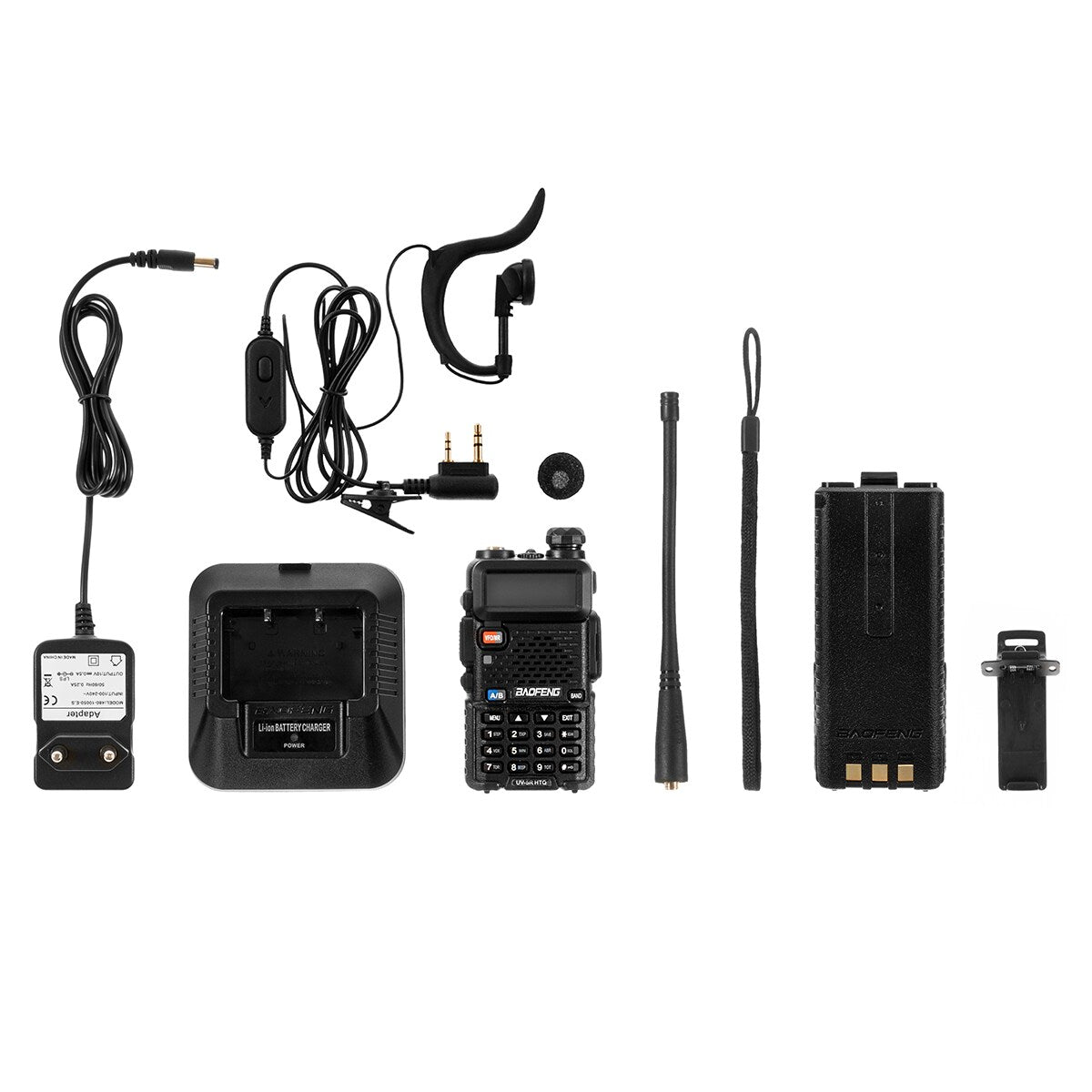 Radiotelefon Baofeng UV-5R HTQ 5W 3800 mAh