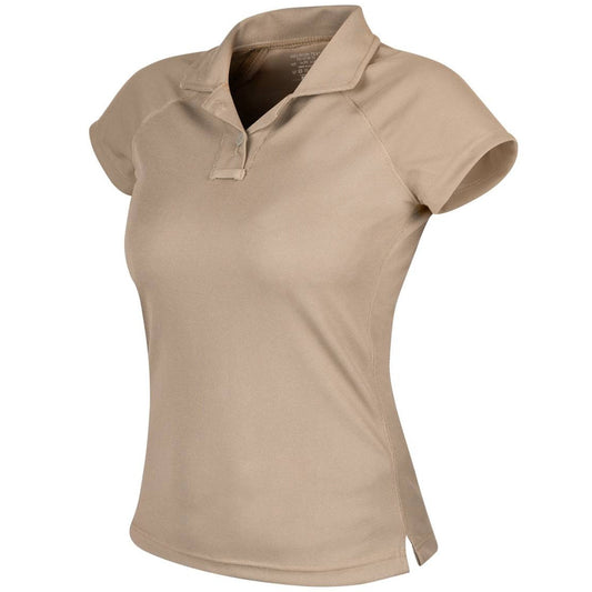 Koszulka termoaktywna Polo Helikon Women's UTL TopCool Lite - Khaki
