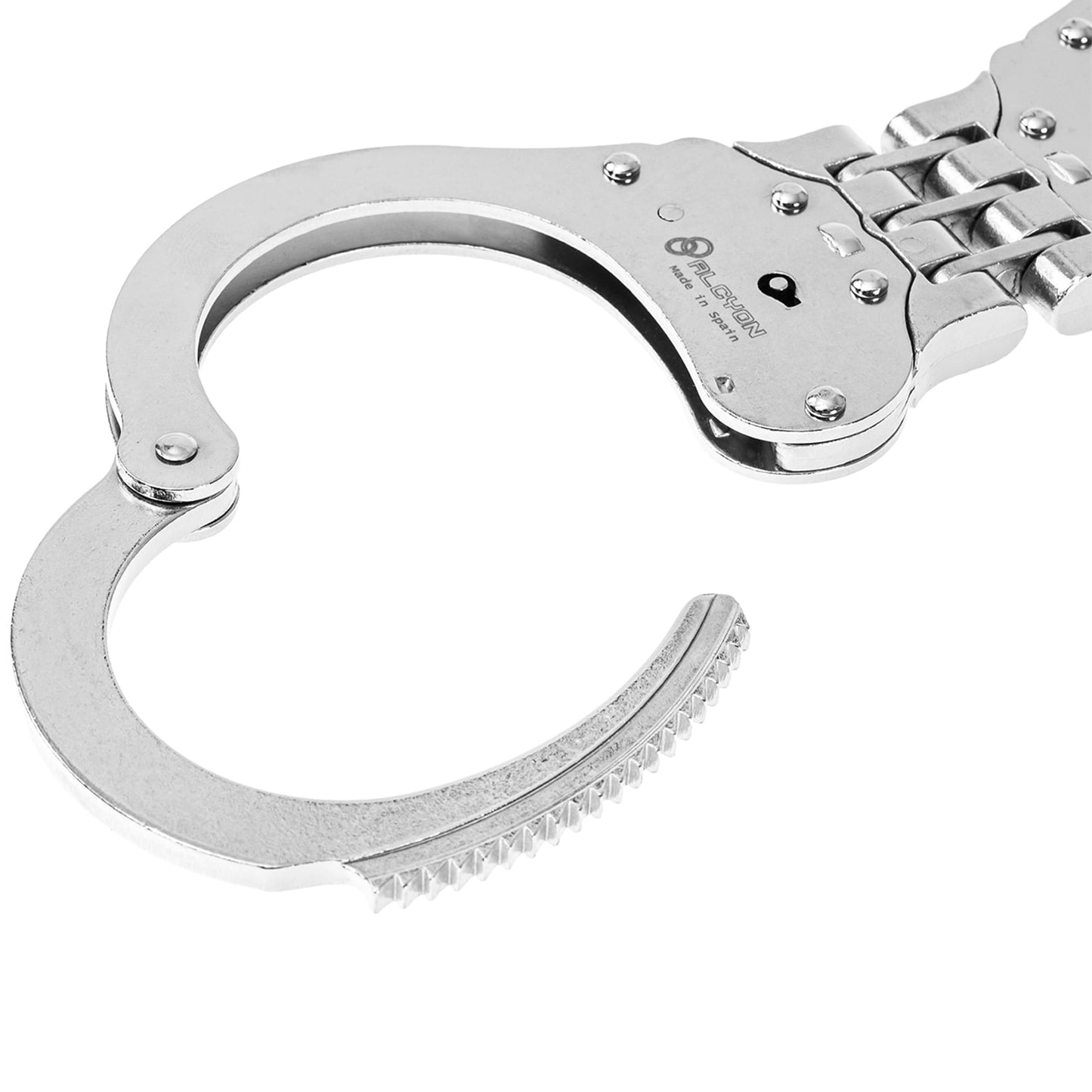 Kajdanki zawiasowe Alcyon Hinge Steel srebrne
