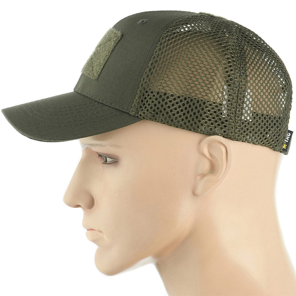 Czapka z daszkiem M-Tac Vent plus velcro Flex Rip-Stop - Army Olive