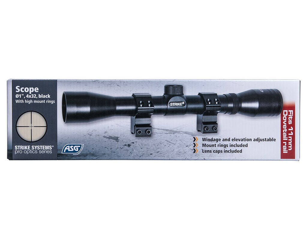 Luneta celownicza Strike Systems 4x32 z montażem 11 mm