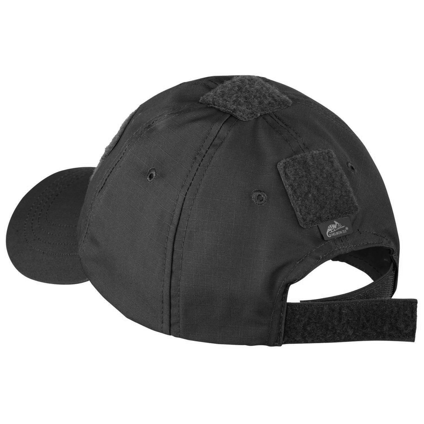 Czapka z daszkiem plus velcro Helikon PolyCotton Rip-Stop - Black