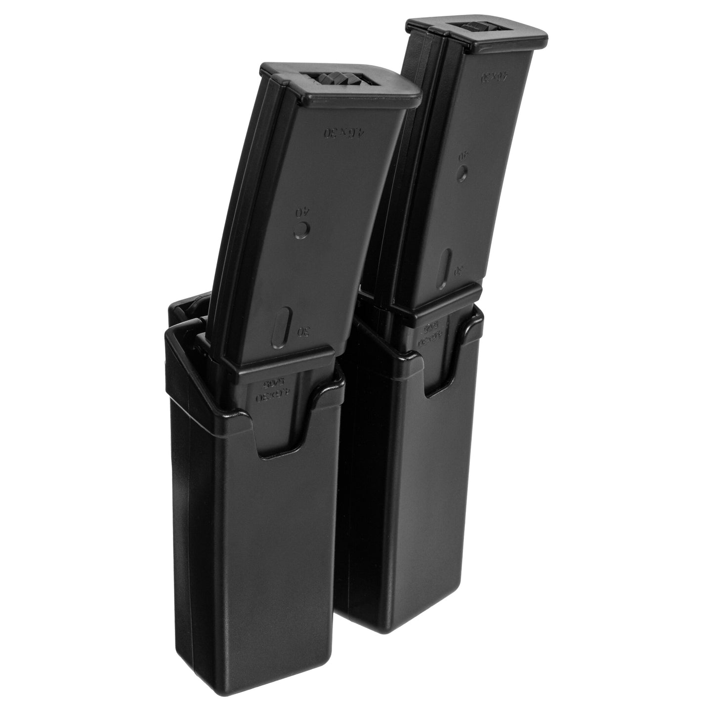 Podwójna ładownica obrotowa ESP z montażem UBC-04-2 na magazynki do MP5/Uzi/Sa vz. 61 - Black