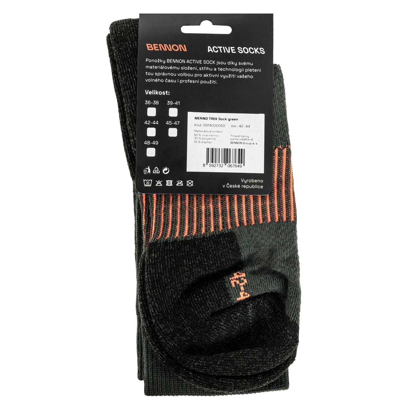 Skarpety Bennon Trek Merino - Green