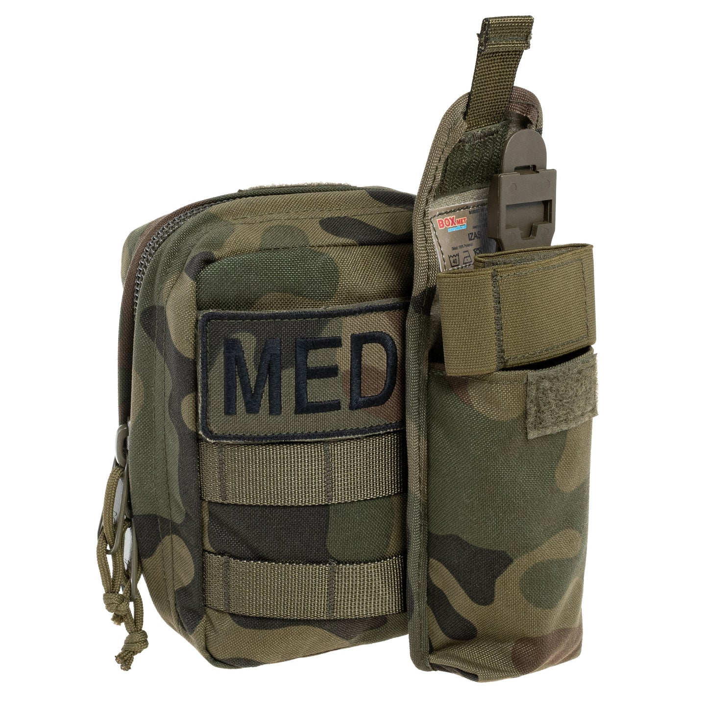 Apteczka taktyczna Boxmet Medical IPMED z wyposażeniem wersja ekonomiczna - wz.93 Pantera PL Woodland