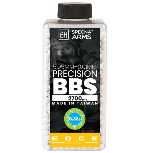 Kulki precyzyjne ASG Specna Arms EDGE Ultra Bio 0,32g 2700 szt. - Białe