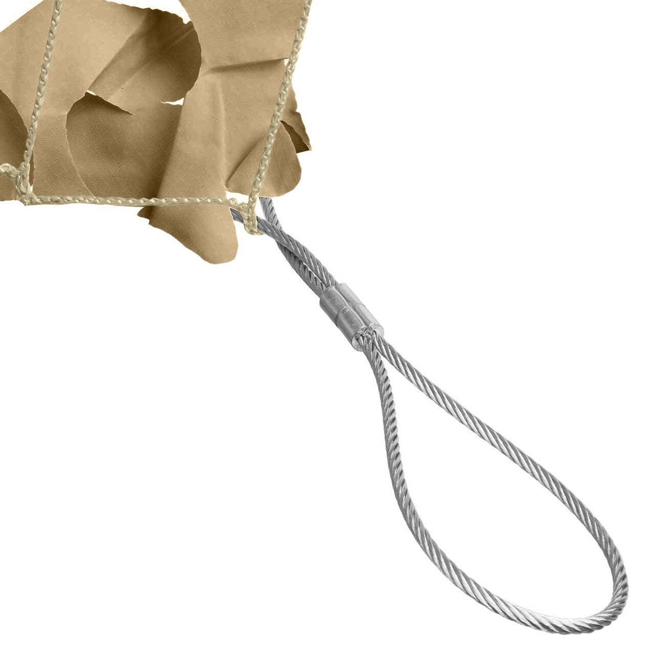 Siatka maskująca Mil-Tec CamoSystems Shadow Sail Net Broadleaf 4 x 5 m - Desert
