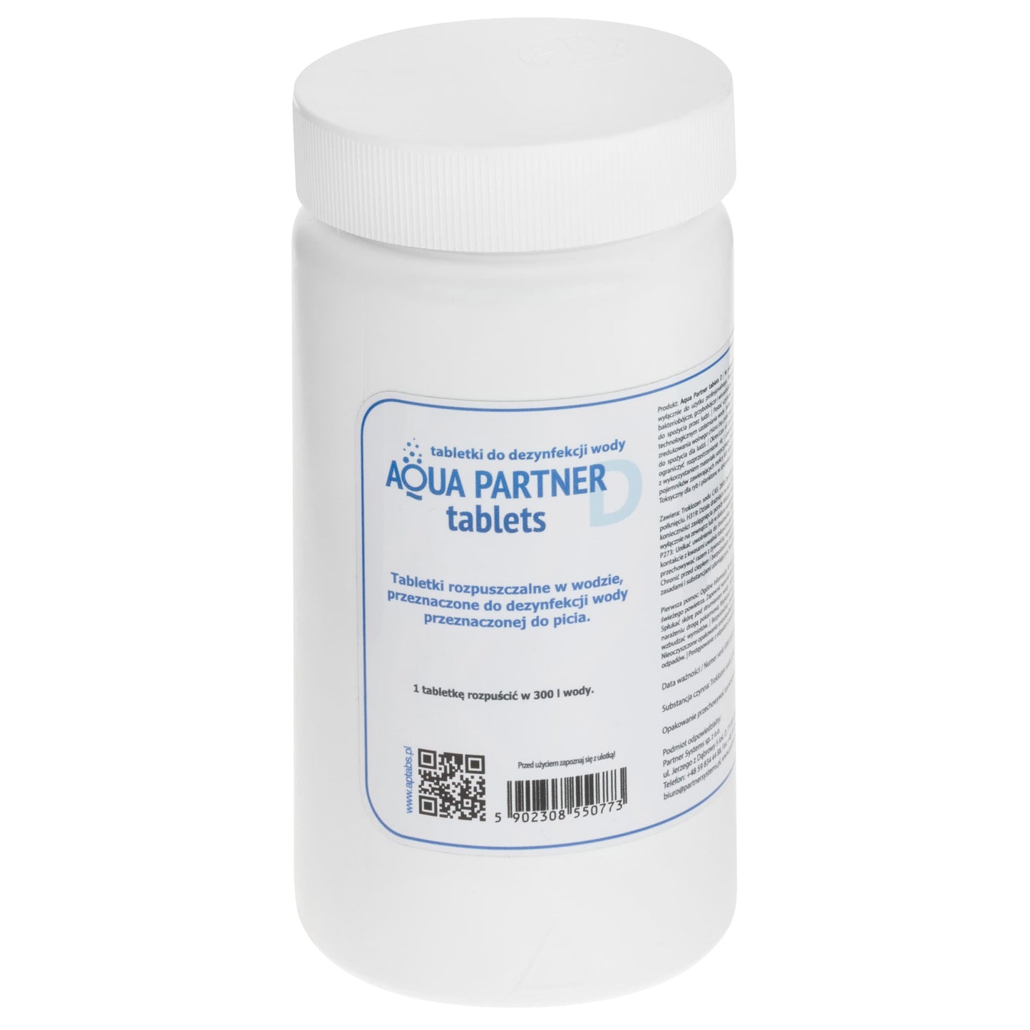 Tabletki Aqua Partner do uzdatniania wody - 300 szt.