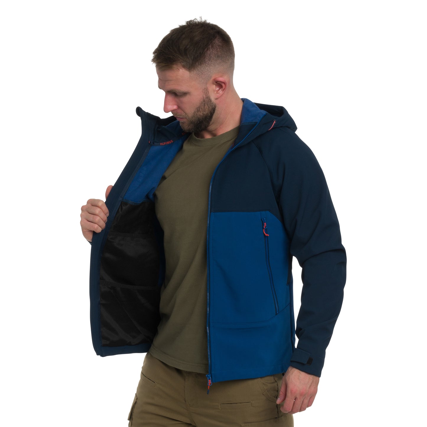Kurtka Alpinus Softshell Pelat - Niebieska