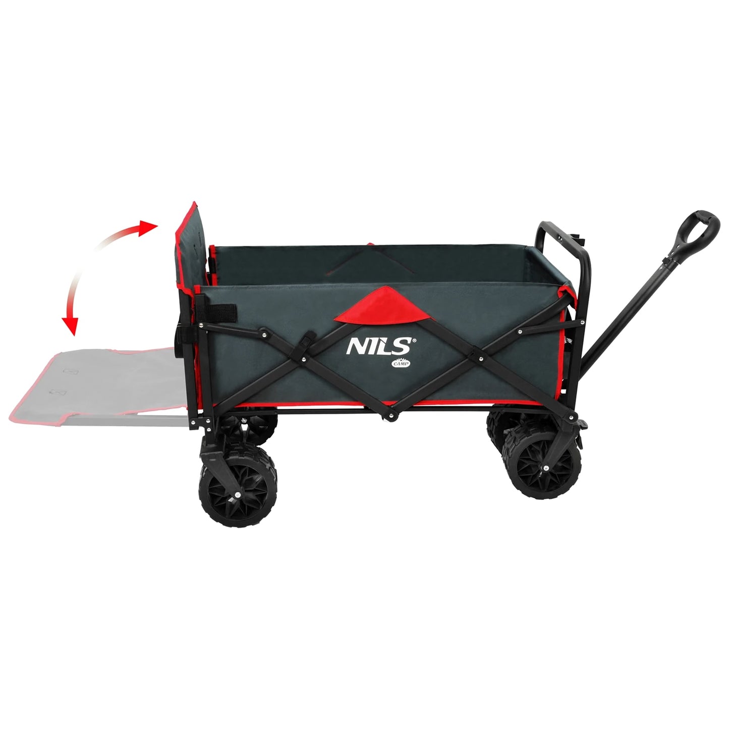 Wózek transportowy Nils Camp NC2601 160L - Antracyt