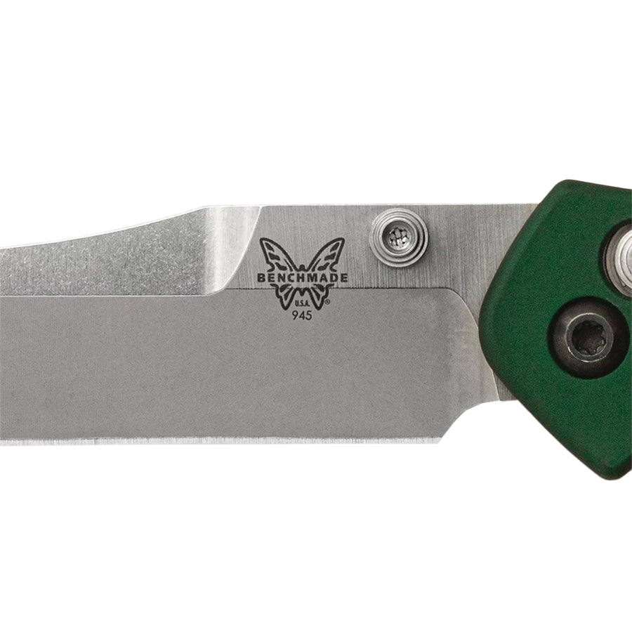 Nóż składany Benchmade Mini Osborne CPM-S30V - Green Aluminium