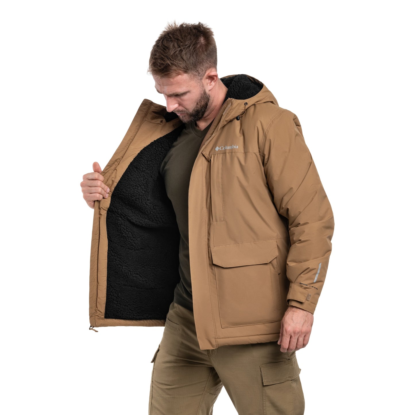 Kurtka Columbia Landroamer Sherpa Lined Waterproof Hooded - Delta