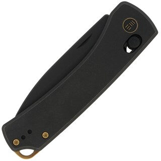 Nóż składany WE Knife Nightblade Black Titanium Stonewashed - Black