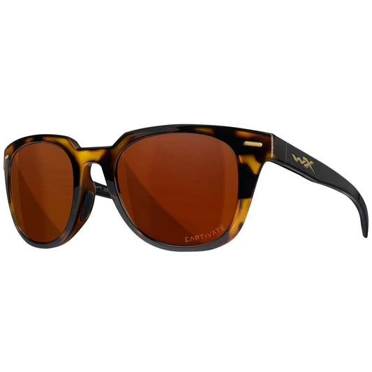 Okulary damskie Wiley X Ultra - Captivate Polarized Copper/Gloss Acetate 2 Tone