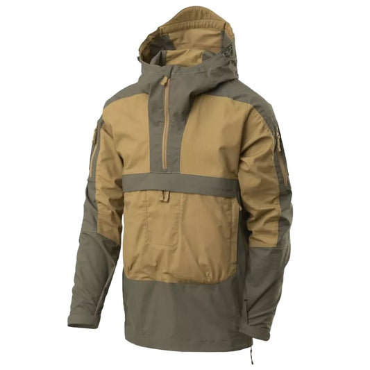 Kurtka Helikon Anorak Tracer PolyCotton Stretch Rip-Stop - Coyote/Tajga Green