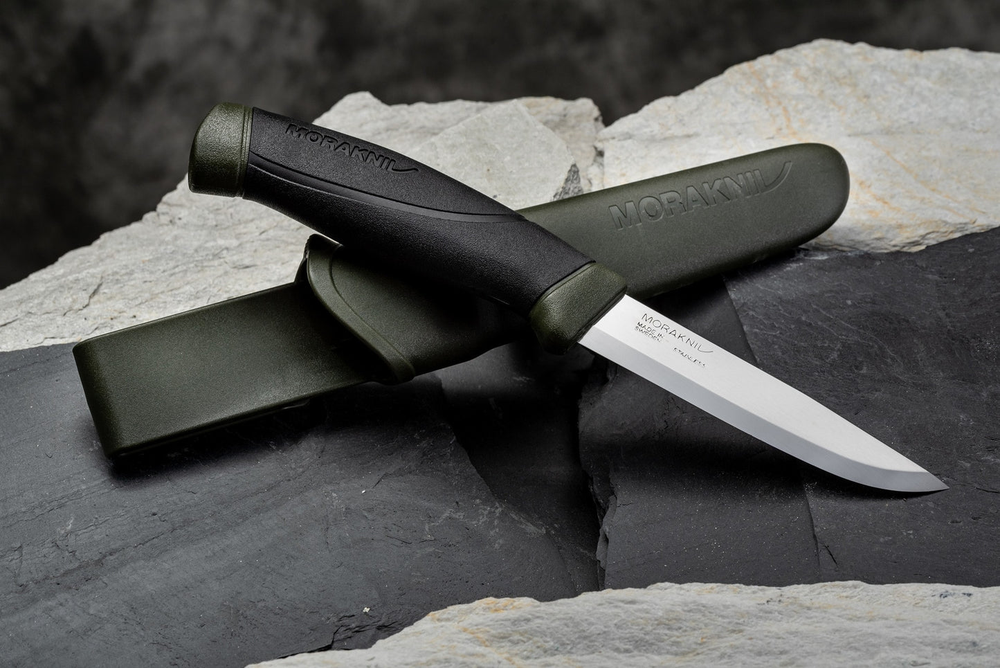 Nóż Mora Companion Stainless - Military Green