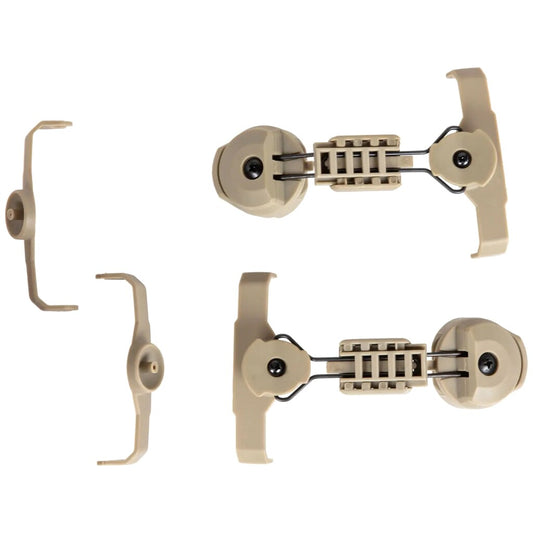 Adapter słuchawek TacSky typu MSA na szyny ARC - Flat Dark Earth