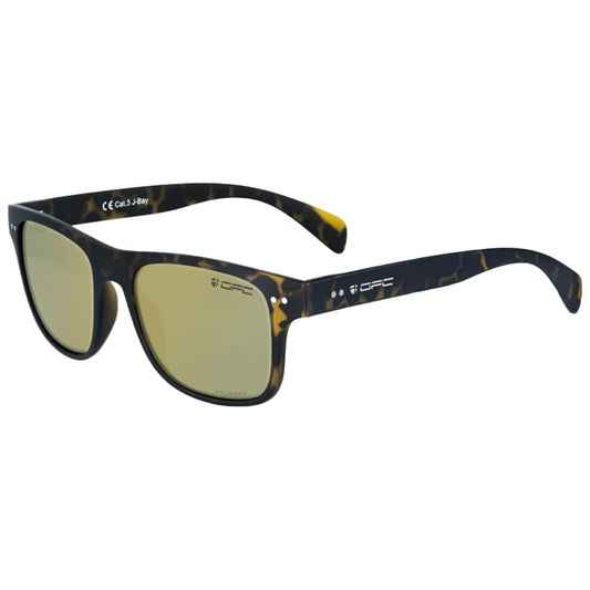 Okulary przeciwsłoneczne OPC Lifestyle J-Bay Matt Demi Gold Revo z polaryzacją