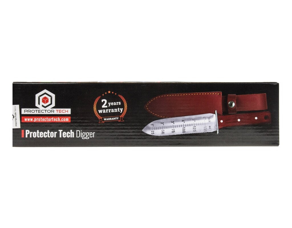 Nożołopatka Protector Tech Digger Red Wood