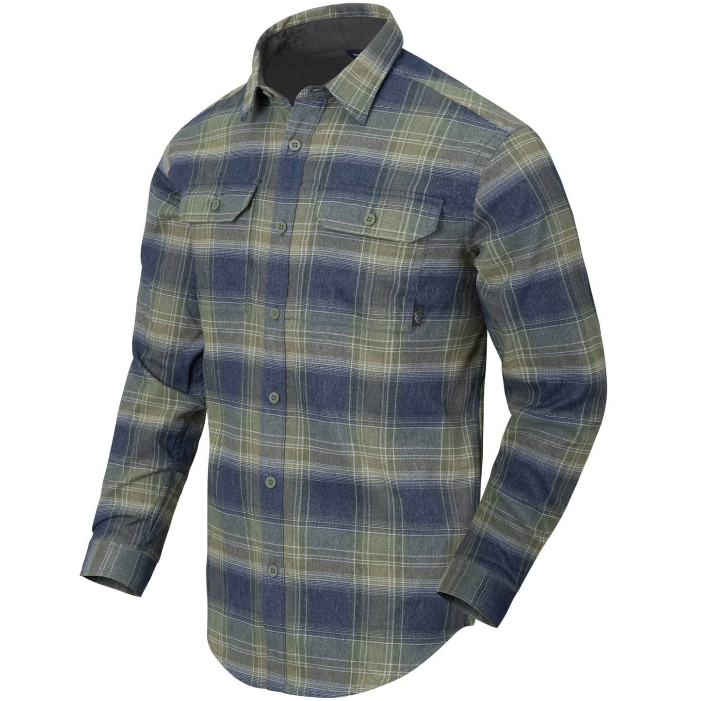 Koszula Helikon GreyMan Polyester/Nylon - Blast Blue Plaid