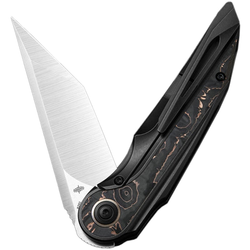 Nóż składany Bestech Knives Blind Fury - Satin/Black Bronzed Titanium Copper Carbon Fiber