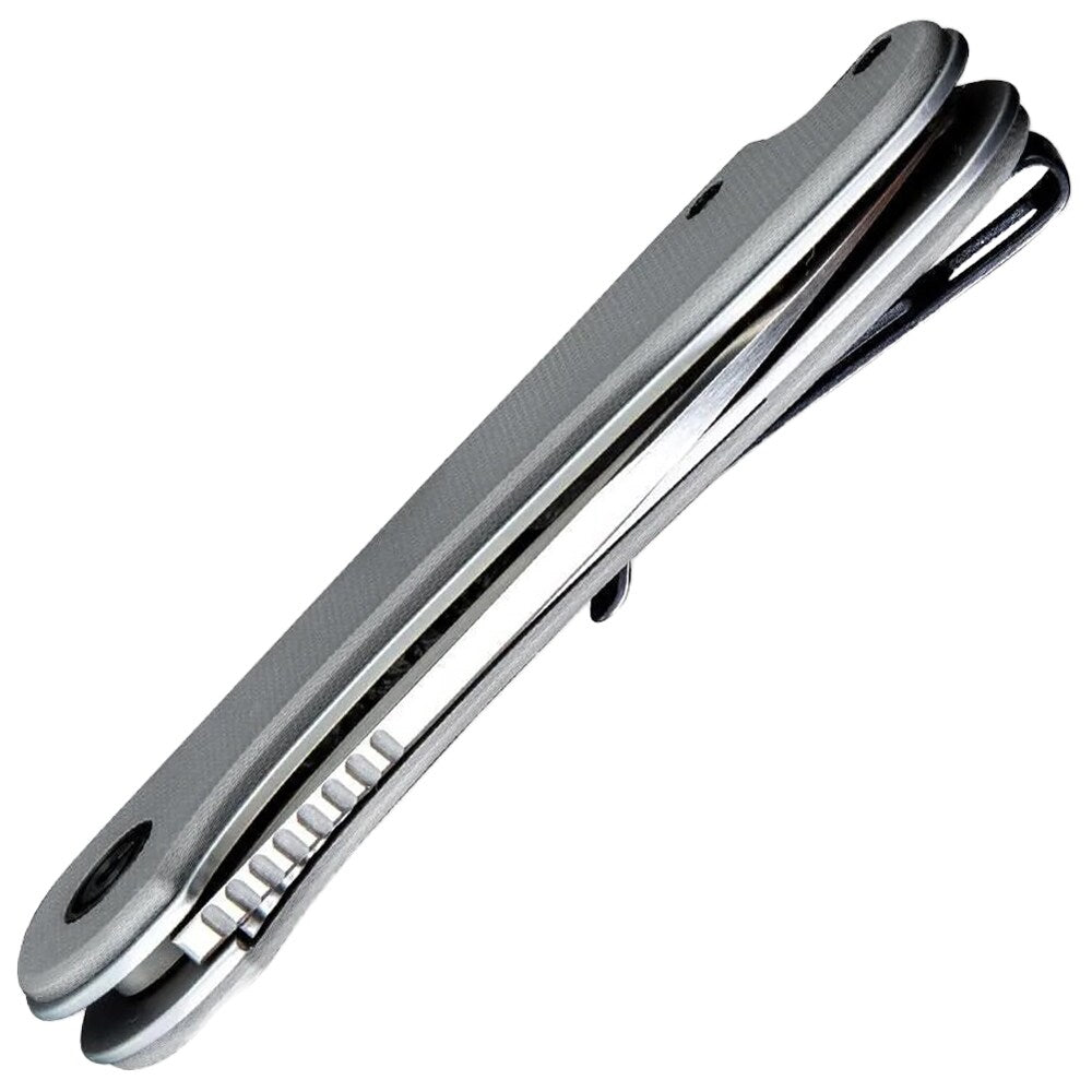 Nóż składany Civivi D2 Elementum Flipper C907B - Satin/Grey G10