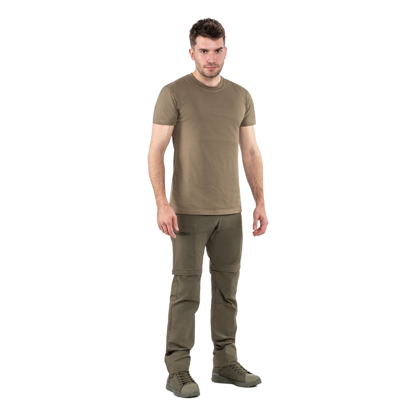 Spodnie trekkingowe 2w1 Viking Rocklyn - Khaki